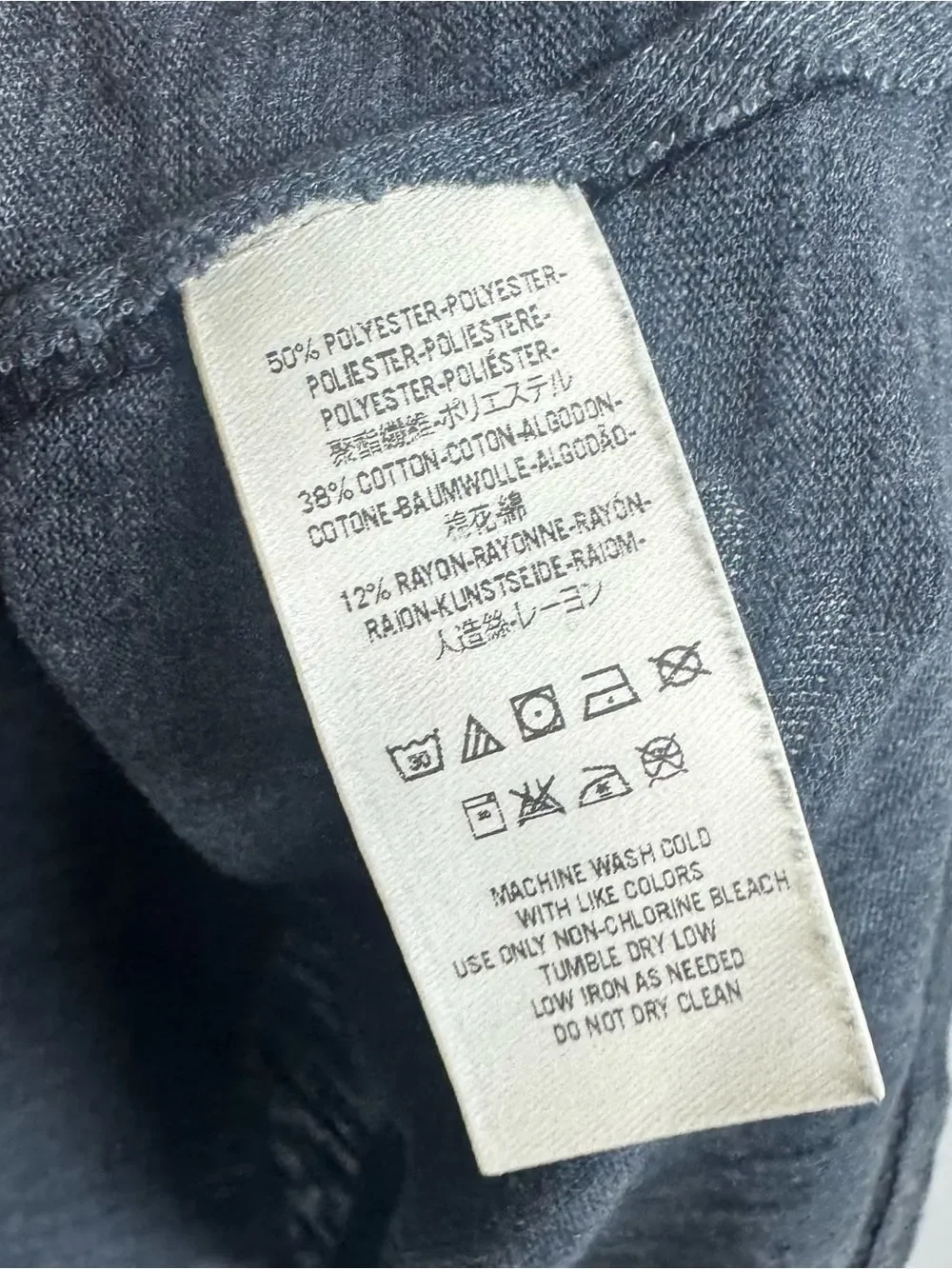 FREE PEOPLE | WE THE FREE Gray Asymmetrical T-Shirt Women’s Size XS Oversized